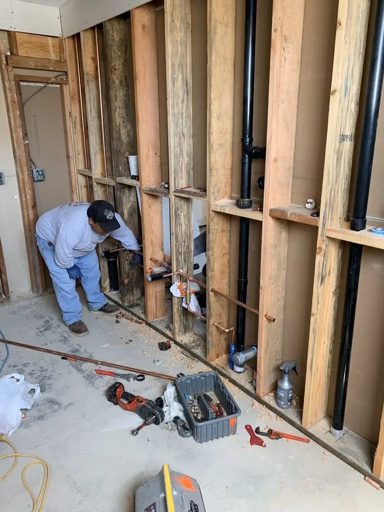 Commercial rough-in plumbing for Gas Line Repair in West Rock